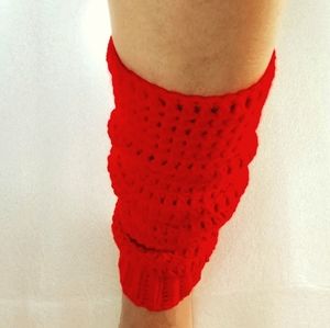 Handmade Crotcheted Leg Warmers